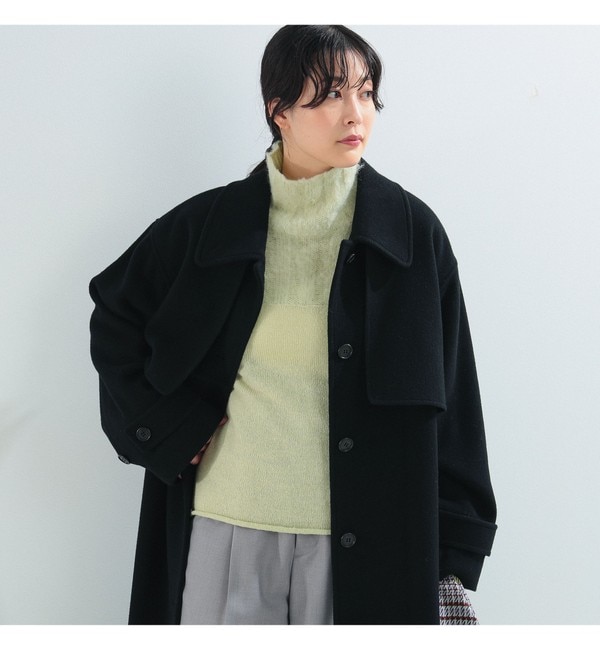 Ray BEAMS / ガンパッチ ステンカラーコート|BEAMS WOMEN(ビームス