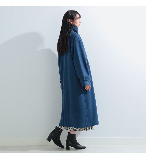 Ray BEAMS / ガンパッチ ステンカラーコート|BEAMS WOMEN(ビームス