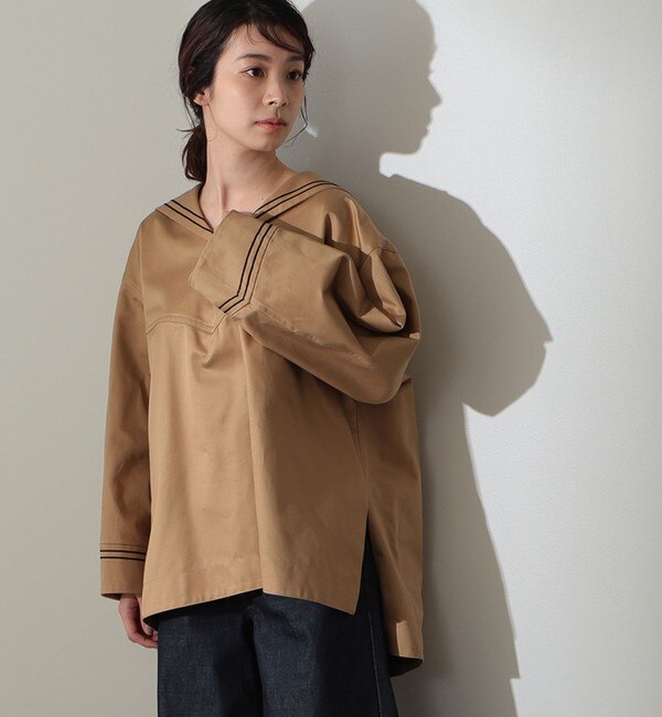 UNION LAUNCH × Demi-Luxe BEAMS / 別注 コットン セーラーシャツ