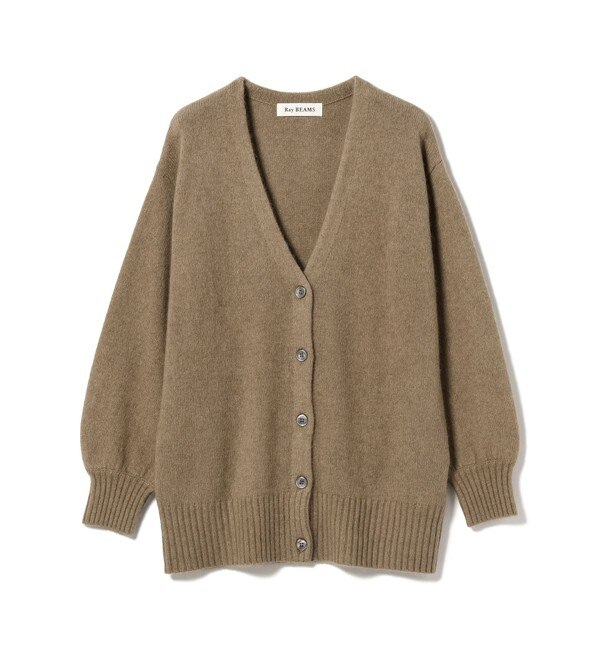 Ray BEAMS / フラッフィー Vネック カーディガン|BEAMS WOMEN(ビームス