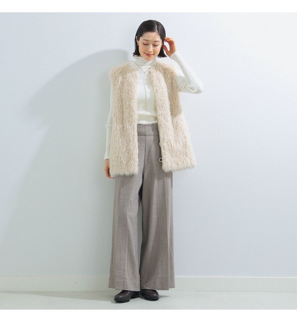 Ray BEAMS / 14G リブ タートルネック ニット|BEAMS WOMEN(ビームス