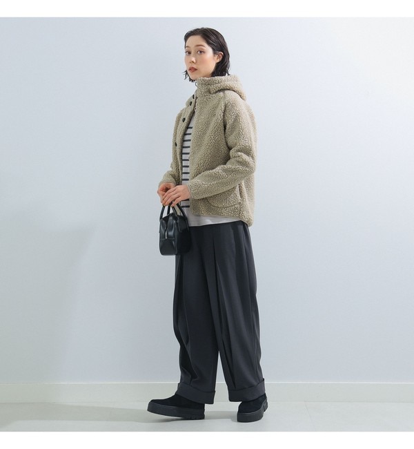 GYMPHLEX / フード ボア ジャケット|BEAMS WOMEN(ビームス ウィメン)の