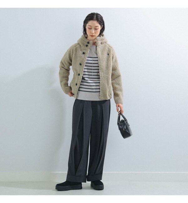 GYMPHLEX / フード ボア ジャケット|BEAMS WOMEN(ビームス ウィメン)の