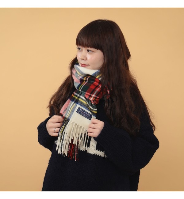 HIGHLAND TWEEDS / チェック ストール 大|BEAMS WOMEN(ビームス