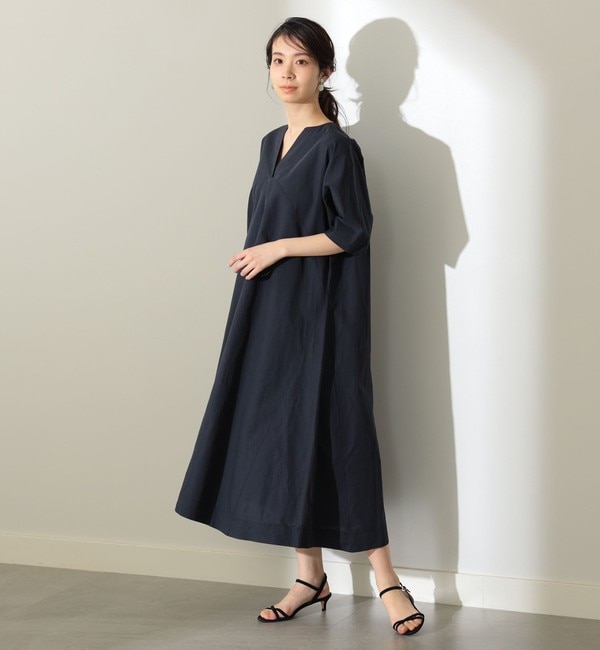 Demi-Luxe BEAMS キーネック カフタン ワンピース|BEAMS WOMEN(ビームス ウィメン)の通販｜アイルミネ