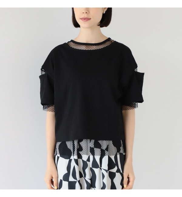 Ray BEAMS / メッシュ リバーシブル Tシャツ|BEAMS WOMEN(ビームス