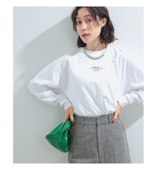 SEEALL / コットンカシミヤ ビッグポケット Tシャツ|BEAMS WOMEN