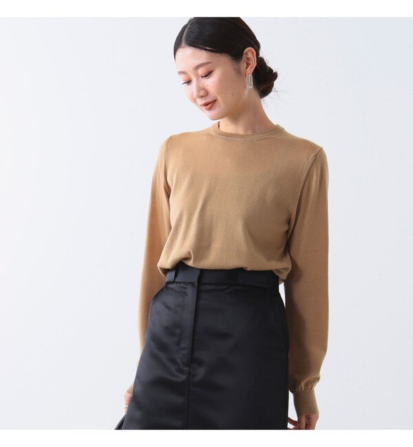 SLOANE / 14ゲージ 天竺編み クルーネックニット|BEAMS WOMEN(ビームス