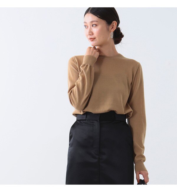 SLOANE / 14ゲージ 天竺編み クルーネックニット|BEAMS WOMEN(ビームス