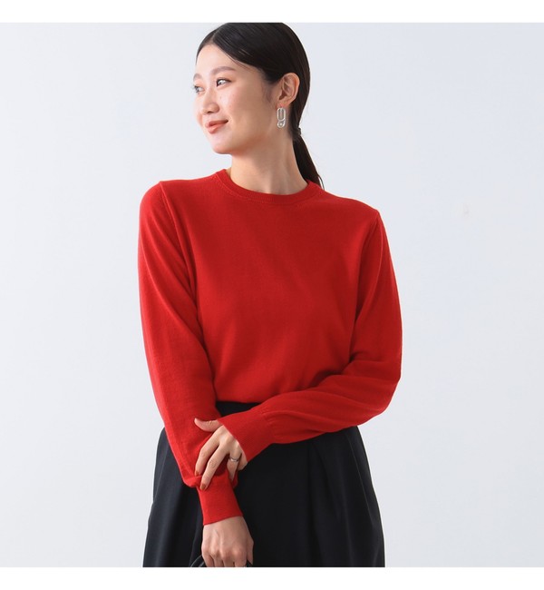 SLOANE / 14ゲージ 天竺編み クルーネックニット|BEAMS WOMEN(ビームス