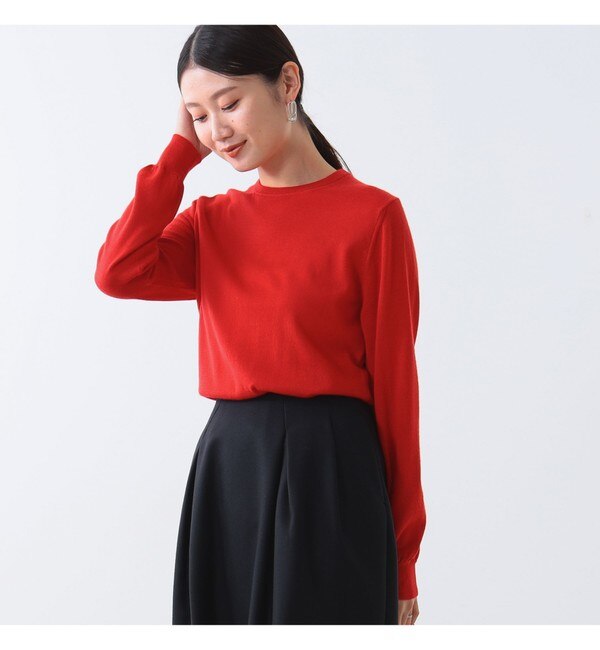 SLOANE / 14ゲージ 天竺編み クルーネックニット|BEAMS WOMEN(ビームス