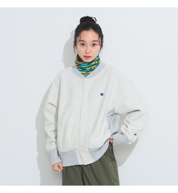 Champion × BEAMS BOY / 別注 リバースウィーブ(R) スナップ