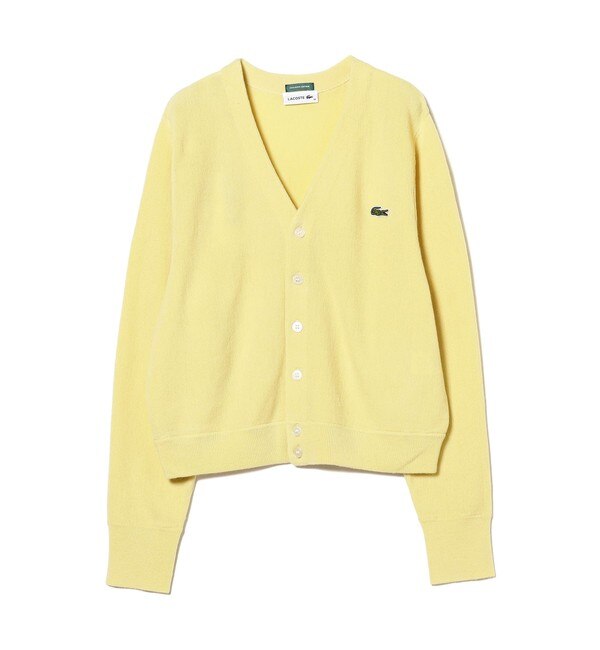 LACOSTE for BEAMS BOY / 別注 Vネック カーディガン|BEAMS WOMEN