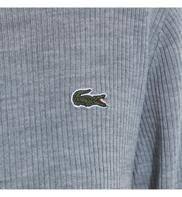 LACOSTE for BEAMS BOY / 別注 リブ タートルニット|BEAMS WOMEN