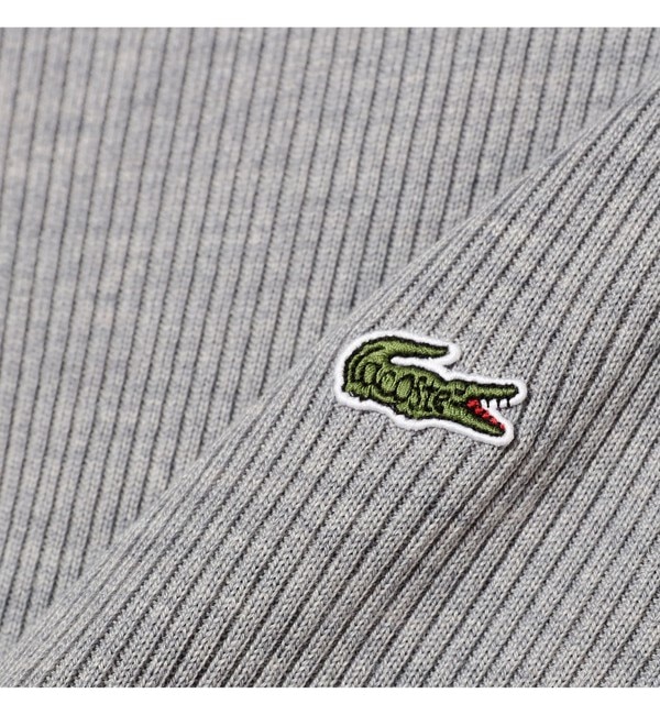 LACOSTE for BEAMS BOY / 別注 リブ タートルニット|BEAMS WOMEN