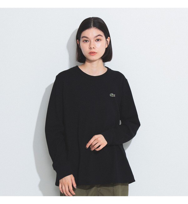 LACOSTE for BEAMS BOY / 別注 Aライン 長袖 Tシャツ|BEAMS WOMEN