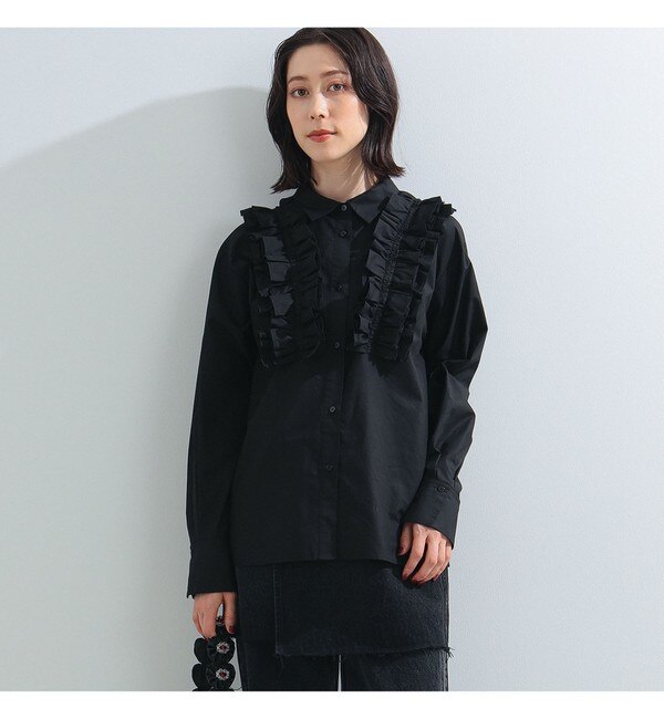 Ray BEAMS / フリルブレード シャツ|BEAMS WOMEN(ビームス ウィメン)の