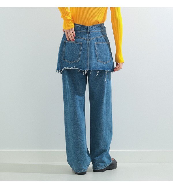 Ray BEAMS / デニム スカート セット パンツ