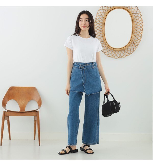 Ray BEAMS / デニム スカート セット パンツ|BEAMS WOMEN(ビームス