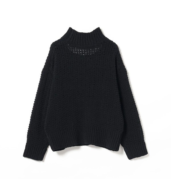 Ray BEAMS / モール カットアウト ハイネック ニット|BEAMS WOMEN