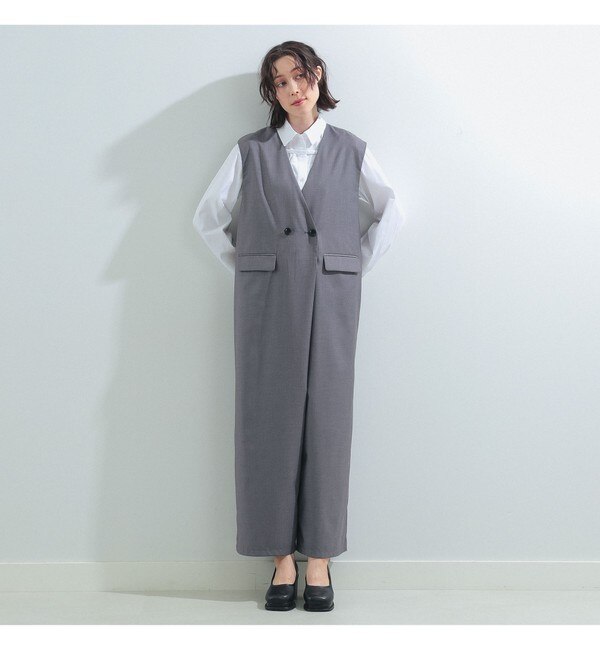 Ray BEAMS / スーツ ディテール サロペット|BEAMS WOMEN(ビームス