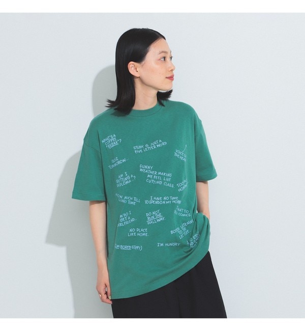 BEAMS BOY / メッセージ プリント Tシャツ|BEAMS WOMEN(ビームス