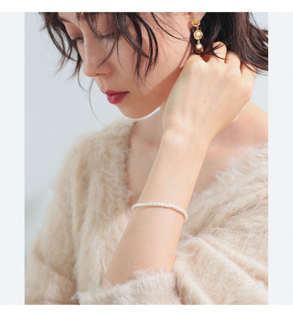 Ray BEAMS / K10 ペーパークリップ チェーン ブレスレット|BEAMS WOMEN