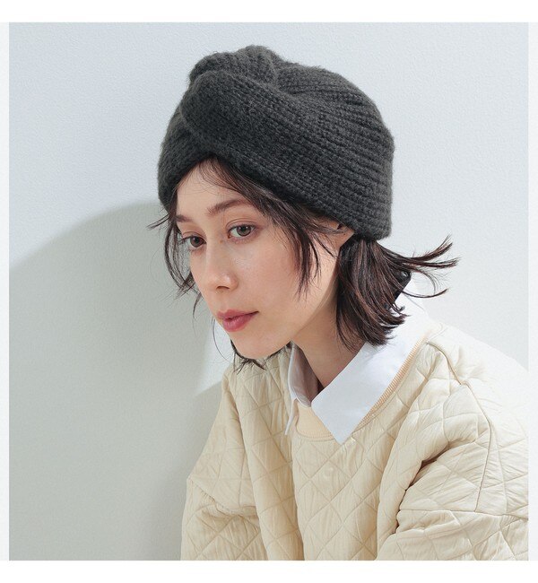 Ray BEAMS / クロス ニット帽|BEAMS WOMEN(ビームス ウィメン)の通販