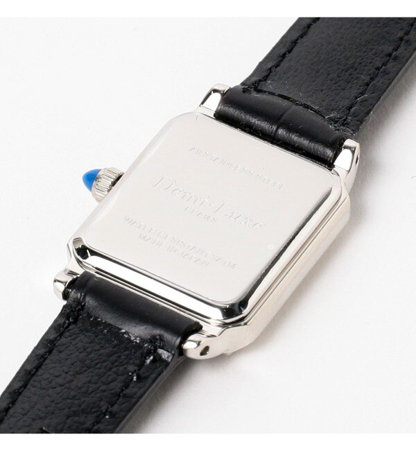 Demi-Luxe BEAMS / スクエア 型押レザー 腕時計Ⅱ|BEAMS WOMEN