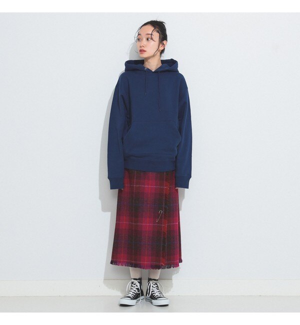 BEAMS BOY / ハリスツイード フリンジ スカート 23FW|BEAMS WOMEN