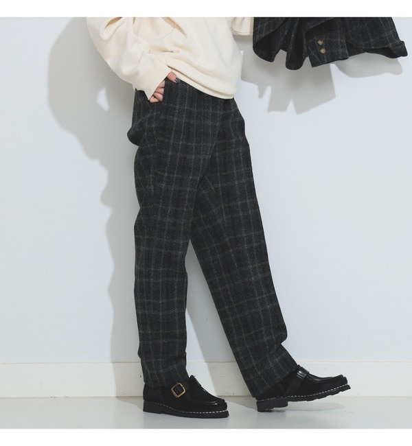 BEAMS BOY / ハリスツイード テーパードパンツ 23FW|BEAMS WOMEN