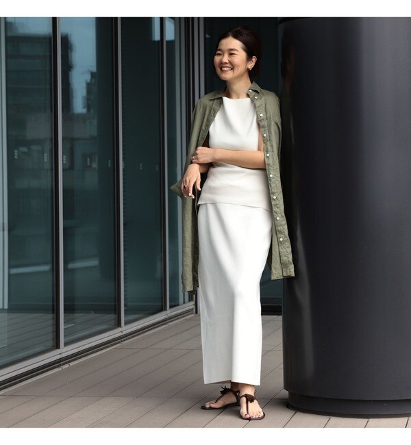 Demi-Luxe BEAMS シンプル タイト ニットスカート|BEAMS WOMEN(ビームス ウィメン)の通販|アイルミネ Demi-Luxe BEAMS フレア ニット スカート