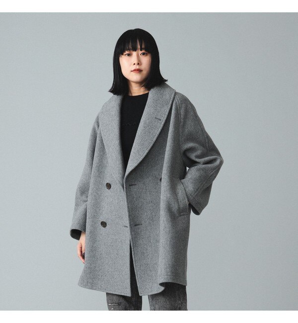 maturely / Wool Double Over Coat|BEAMS WOMEN(ビームス ウィメン)の