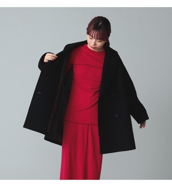 maturely / Wool Double Over Coat|BEAMS WOMEN(ビームス ウィメン)の