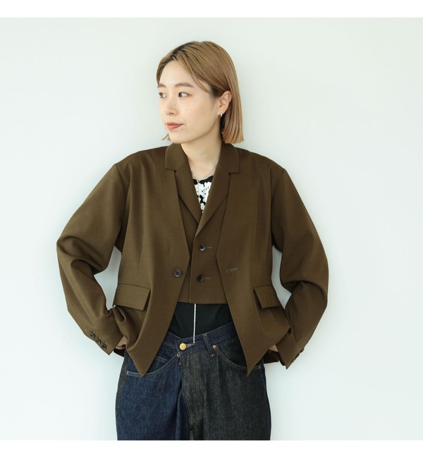 maturely / TW Detach Collar Jacket|BEAMS WOMEN(ビームス ウィメン