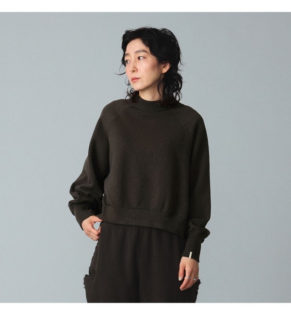 maturely / Fold Jersey Mock Neck Sweat|BEAMS WOMEN(ビームス