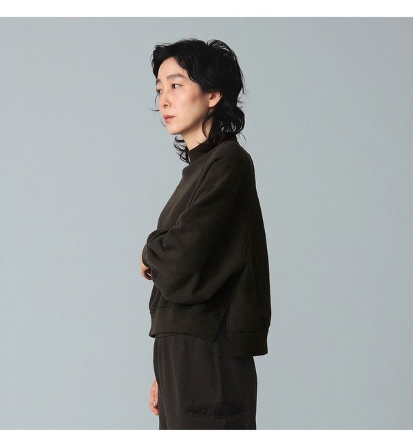 maturely / Fold Jersey Mock Neck Sweat|BEAMS WOMEN(ビームス