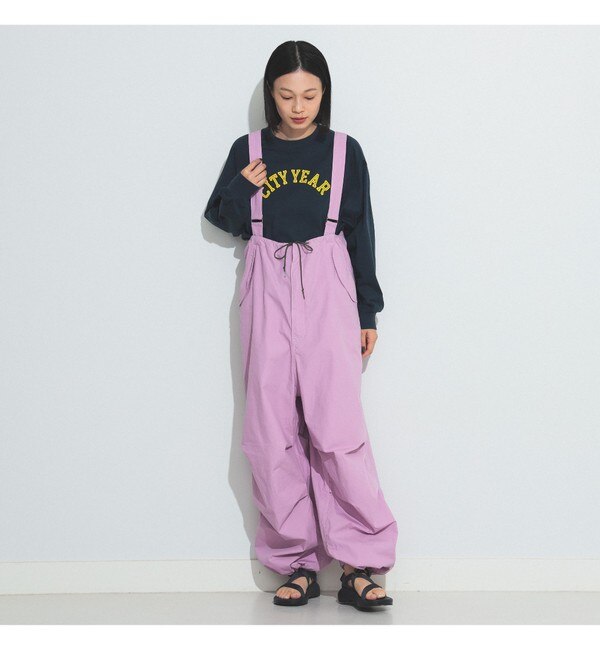 BEAMS BOY / US ARMY オーバー パンツ ガーメント ダイ|BEAMS WOMEN