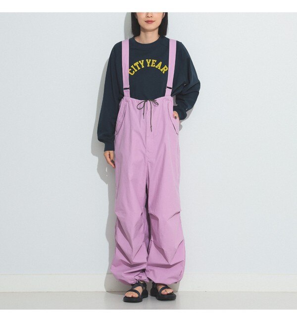 BEAMS BOY / US ARMY オーバー パンツ ガーメント ダイ|BEAMS WOMEN