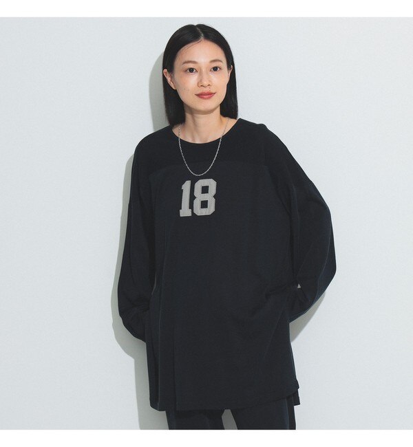 BEAMS BOY / ロゴ フットボール ロングスリーブ Tシャツ 23FW|BEAMS