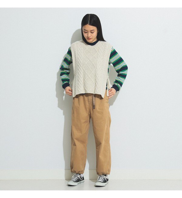 BEAMS BOY / アラン サイドリボン ベスト 23FW|BEAMS WOMEN(ビームス