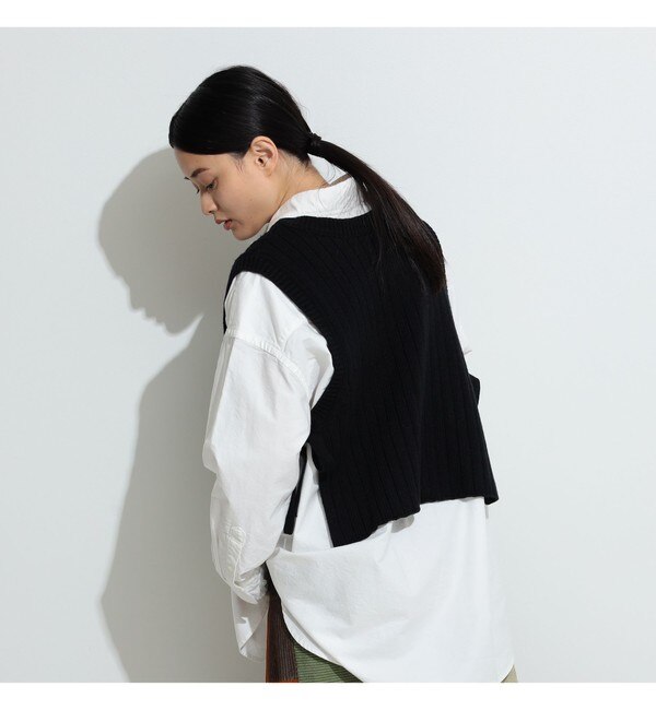 BEAMS BOY / アラン サイドリボン ベスト 23FW|BEAMS WOMEN(ビームス