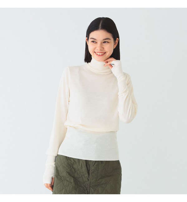 BEAMS BOY / 14ゲージ タートルネック ニット|BEAMS WOMEN(ビームス