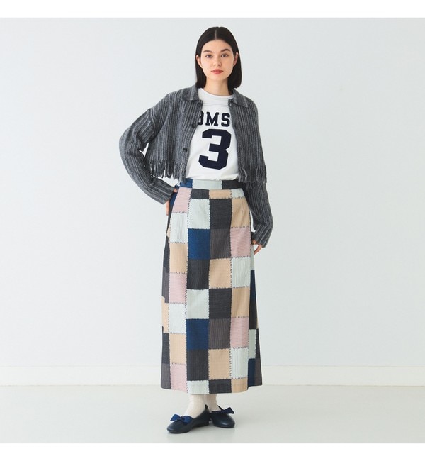 BEAMS BOY / カスリ フリンジ カーディガン 23FW|BEAMS WOMEN(ビームス