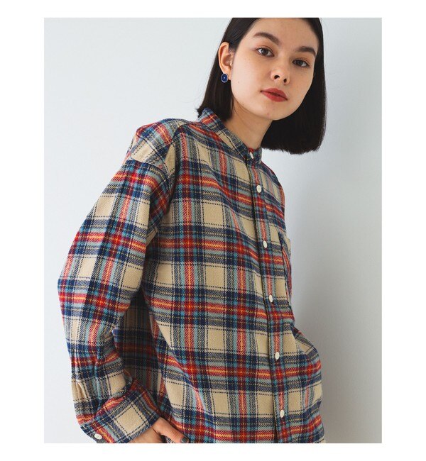 BEAMS BOY / ワーク チェック ロングスリーブシャツ|BEAMS WOMEN