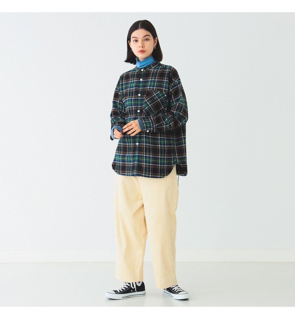 BEAMS BOY / ワーク チェック ロングスリーブシャツ|BEAMS WOMEN