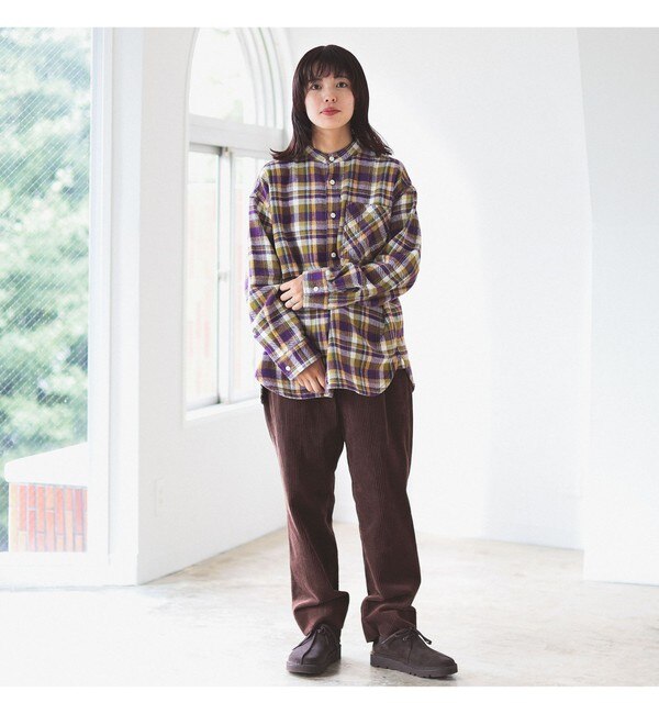 BEAMS BOY / ワーク チェック ロングスリーブシャツ|BEAMS WOMEN