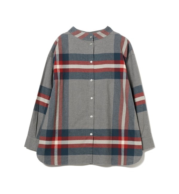 BEAMS BOY / ビッグタータン ハイネック シャツ 23FW|BEAMS WOMEN