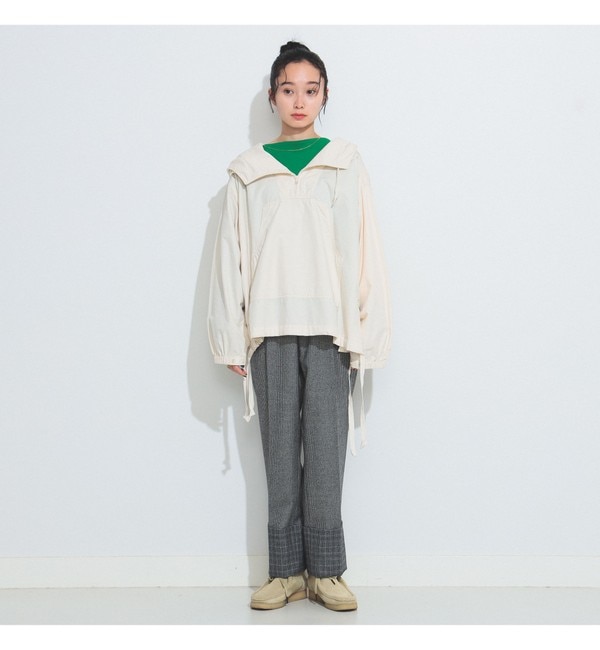 BEAMS BOY / サイドボタン アノラック パーカ 23FW|BEAMS WOMEN