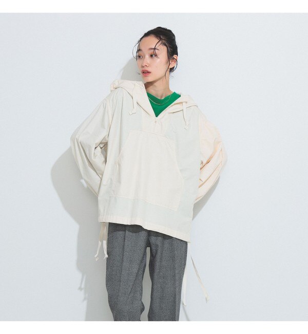 BEAMS BOY / サイドボタン アノラック パーカ 23FW|BEAMS WOMEN